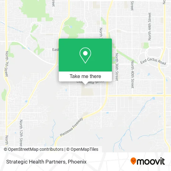 Strategic Health Partners map