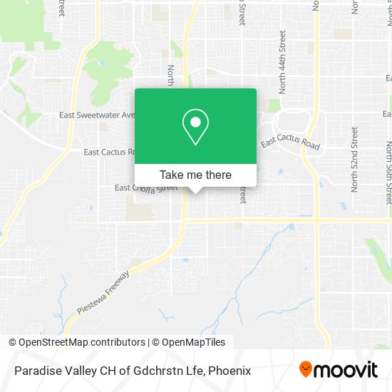 Mapa de Paradise Valley CH of Gdchrstn Lfe