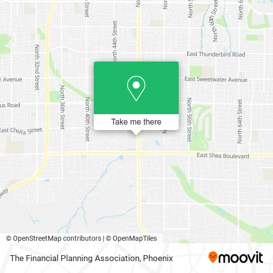 The Financial Planning Association map