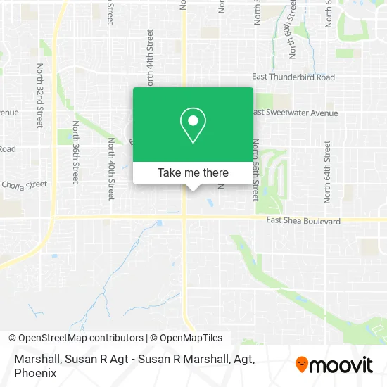 Marshall, Susan R Agt - Susan R Marshall, Agt map