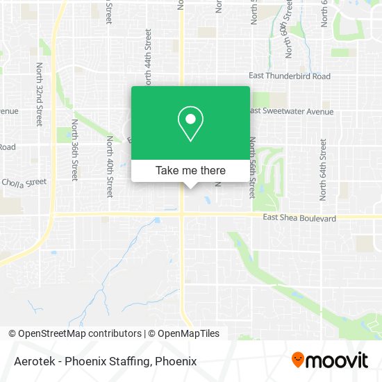 Aerotek - Phoenix Staffing map