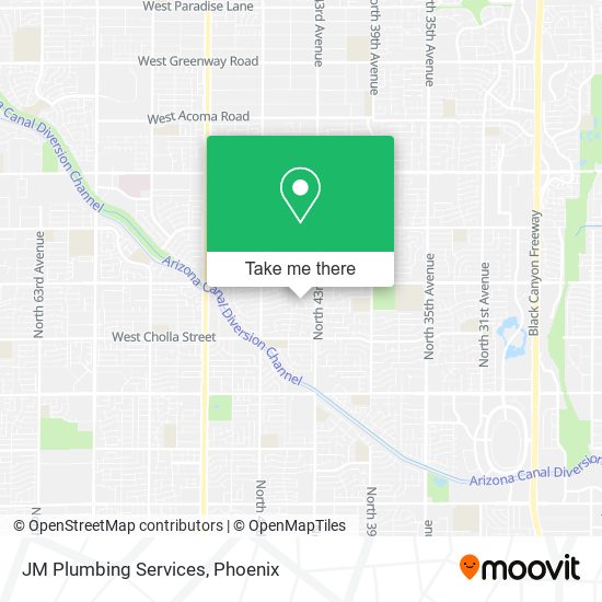 JM Plumbing Services map