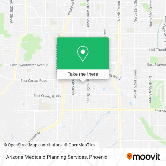Arizona Medicaid Planning Services map