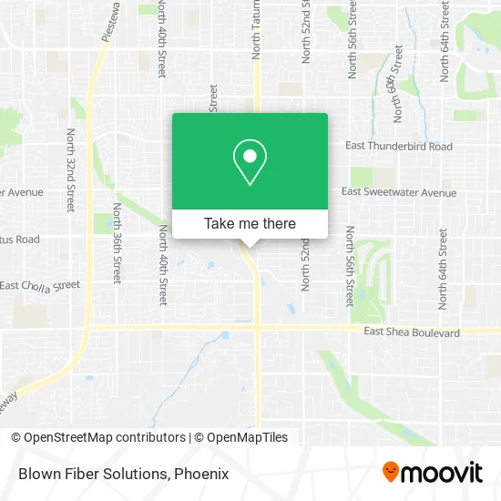 Blown Fiber Solutions map