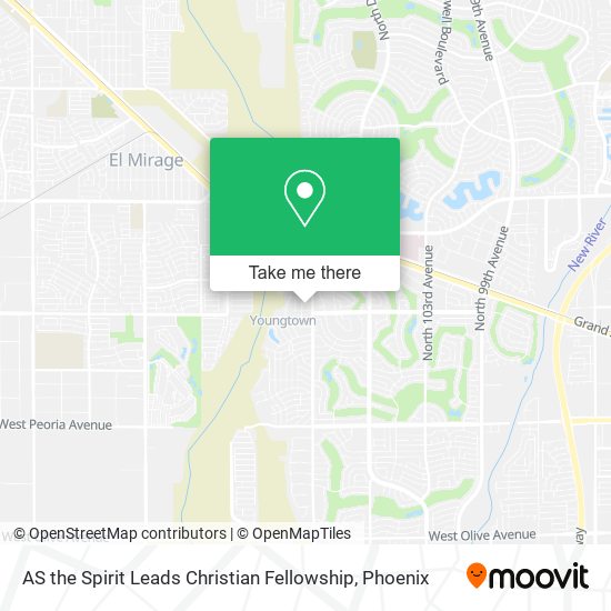 AS the Spirit Leads Christian Fellowship map