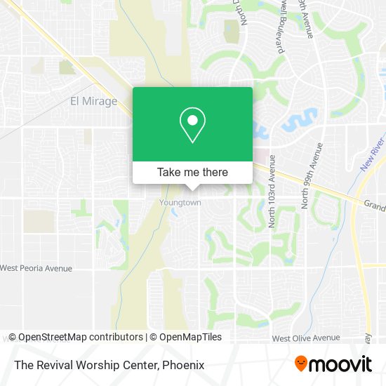 Mapa de The Revival Worship Center