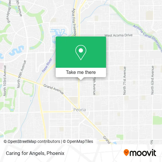 Caring for Angels map