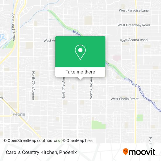 Mapa de Carol's Country Kitchen