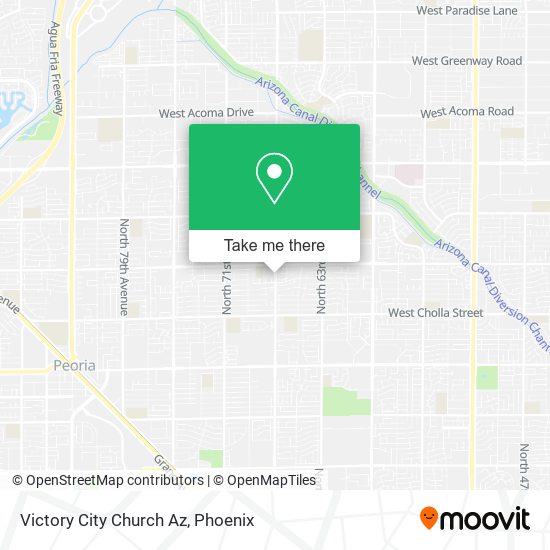 Victory City Church Az map