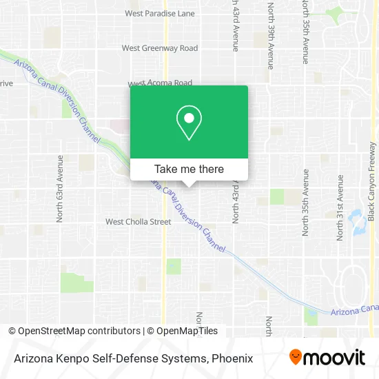 Arizona Kenpo Self-Defense Systems map