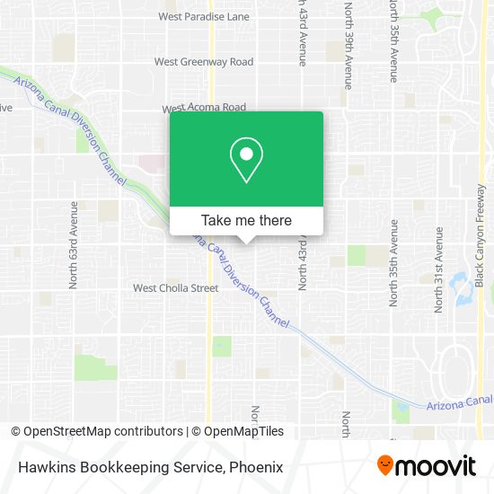Hawkins Bookkeeping Service map