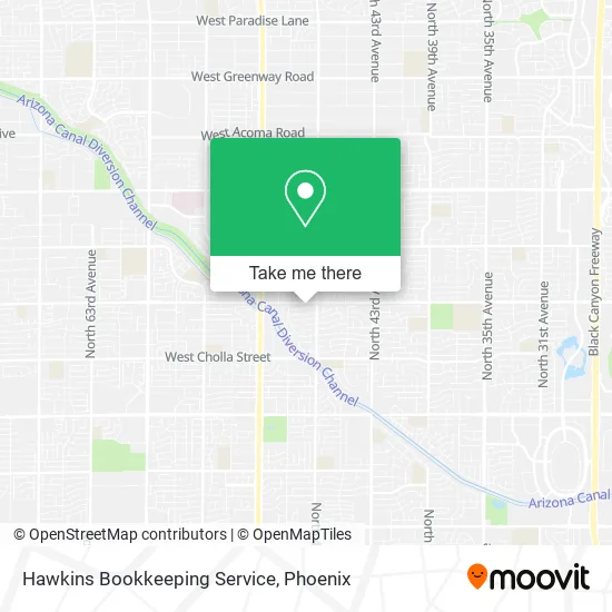 Hawkins Bookkeeping Service map