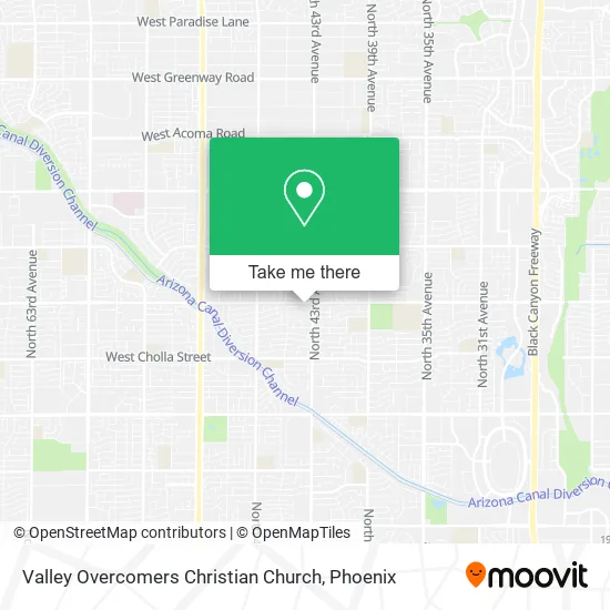 Valley Overcomers Christian Church map