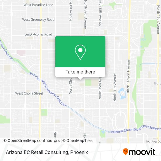 Arizona EC Retail Consulting map