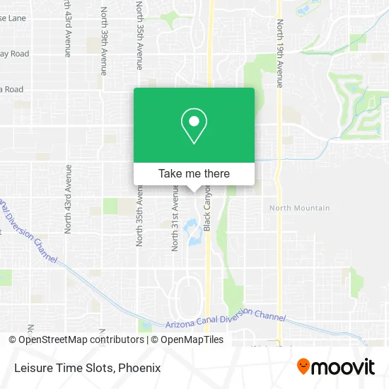 Leisure Time Slots map
