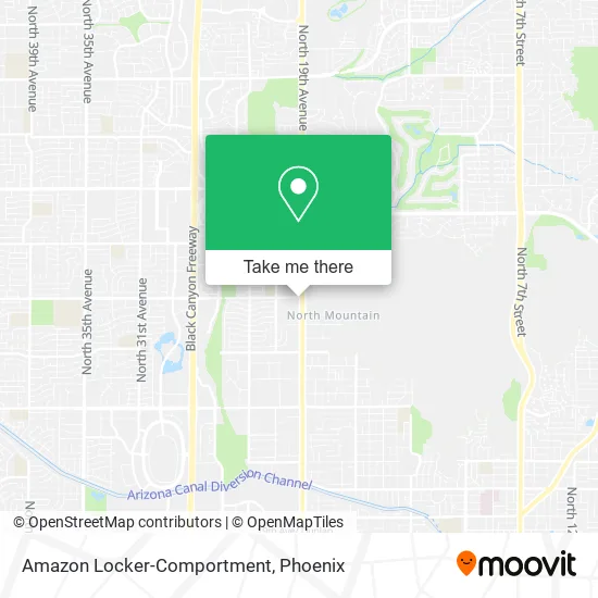 Amazon Locker-Comportment map