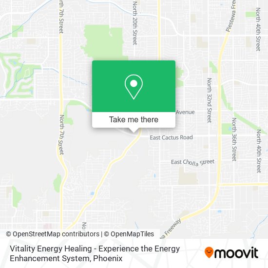 Vitality Energy Healing - Experience the Energy Enhancement System map