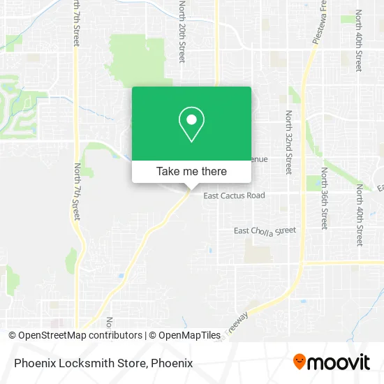 Phoenix Locksmith Store map
