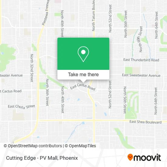 Cutting Edge - PV Mall map