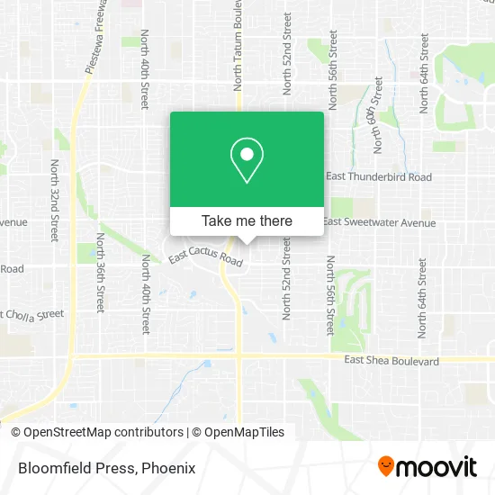 Bloomfield Press map