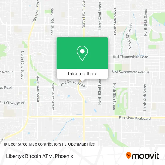 Libertyx Bitcoin ATM map