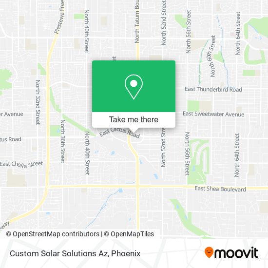 Mapa de Custom Solar Solutions Az