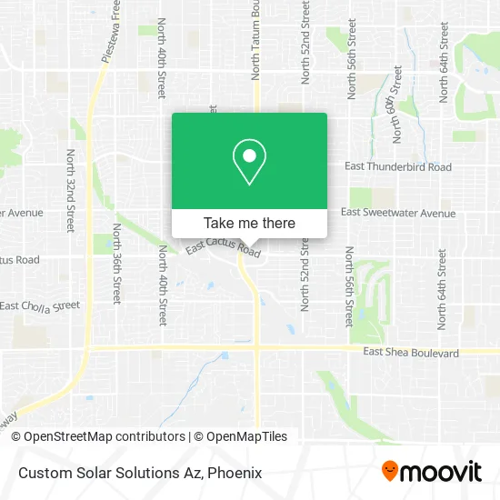 Custom Solar Solutions Az map