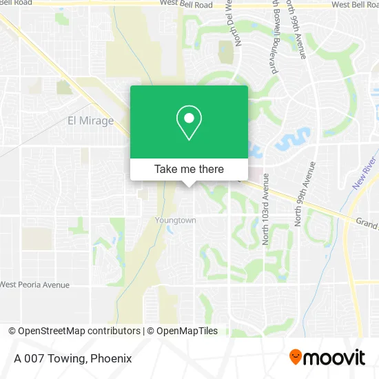 A 007 Towing map