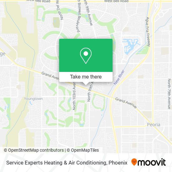 Mapa de Service Experts Heating & Air Conditioning