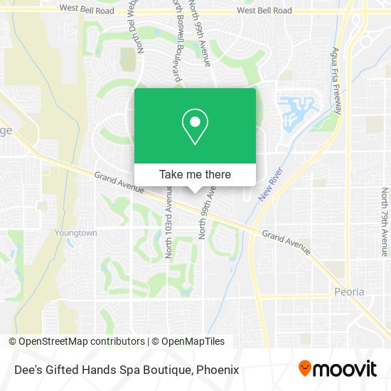 Dee's Gifted Hands Spa Boutique map