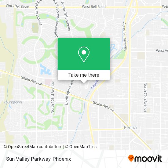 Mapa de Sun Valley Parkway