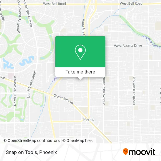 Snap on Tools map