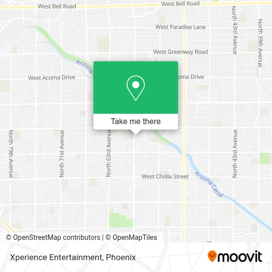 Xperience Entertainment map