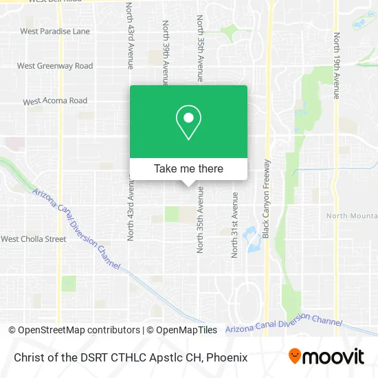 Mapa de Christ of the DSRT CTHLC Apstlc CH
