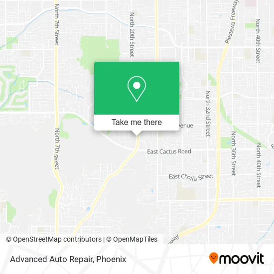 Advanced Auto Repair map