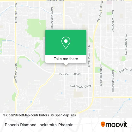 Phoenix Diamond Locksmith map