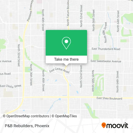 P&B Rebuilders map