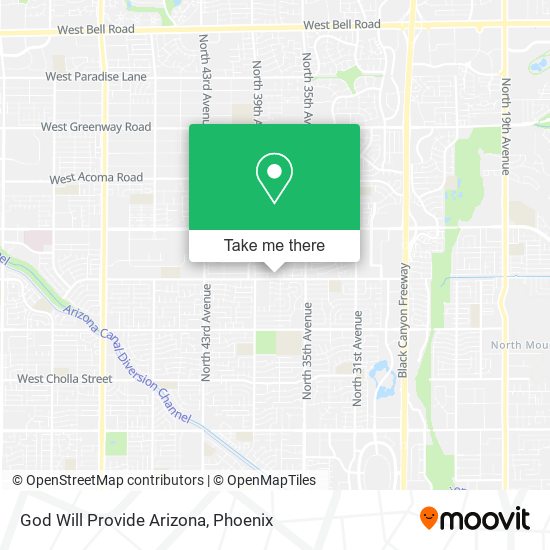 God Will Provide Arizona map