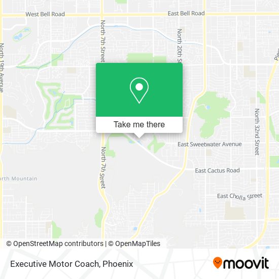 Executive Motor Coach map