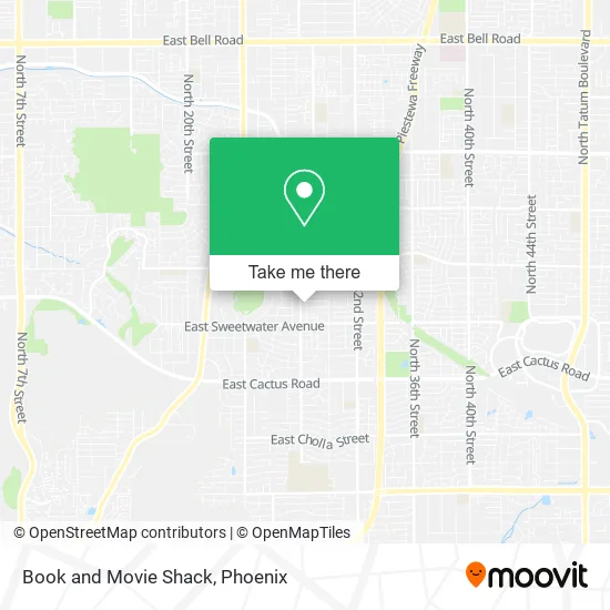 Book and Movie Shack map
