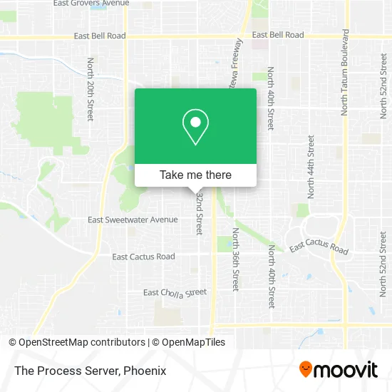 The Process Server map