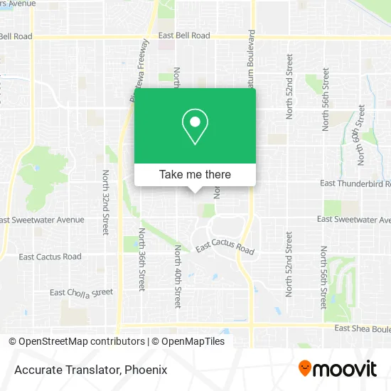 Accurate Translator map