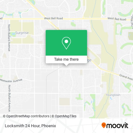 Mapa de Locksmith 24 Hour