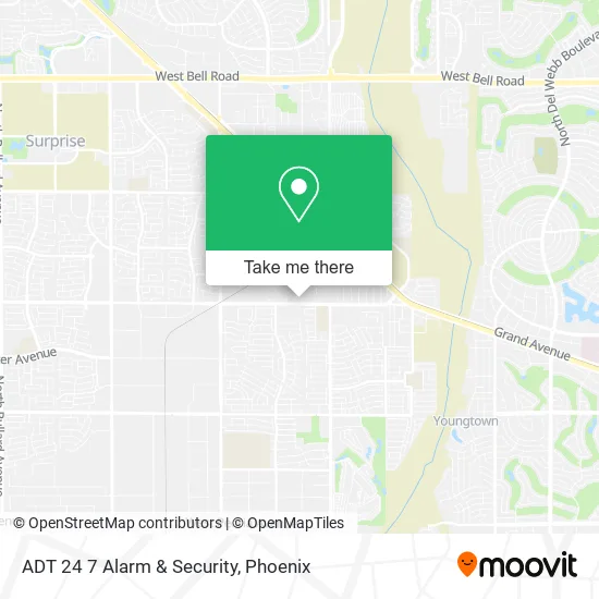 ADT 24 7 Alarm & Security map