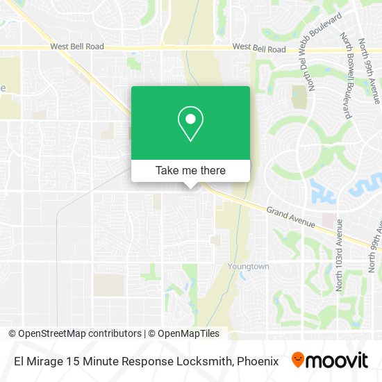 Mapa de El Mirage 15 Minute Response Locksmith