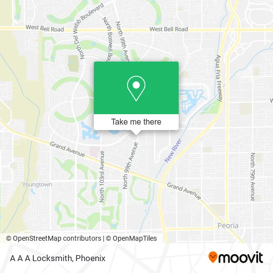 A A A Locksmith map