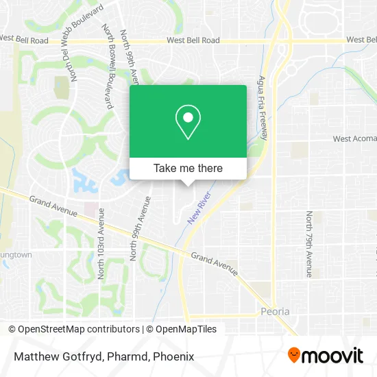 Matthew Gotfryd, Pharmd map