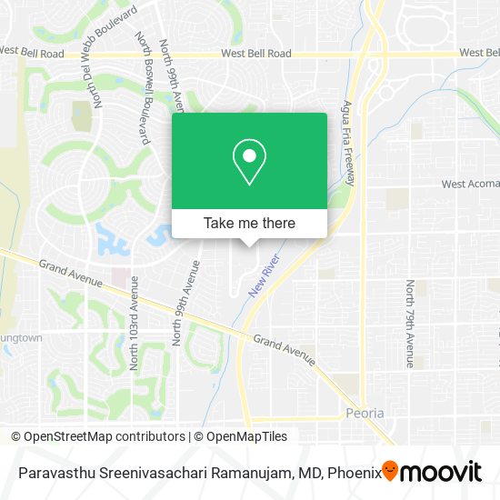 Paravasthu Sreenivasachari Ramanujam, MD map