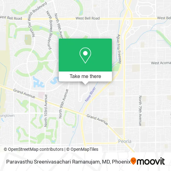 Paravasthu Sreenivasachari Ramanujam, MD map