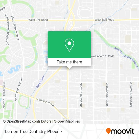 Mapa de Lemon Tree Dentistry
